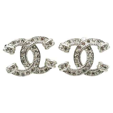 chanel pierced earrings